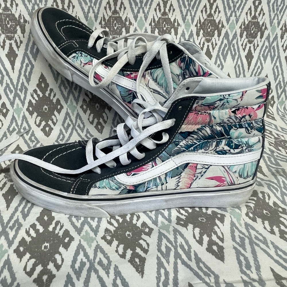 Vans Sk8 Hi Floral size Women’s 7.5